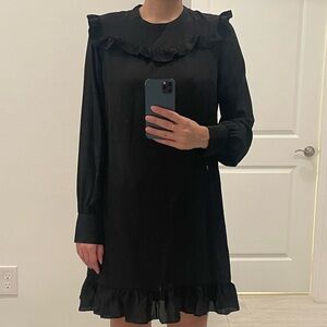 Black Ruffle Who What Wear Dress Size M